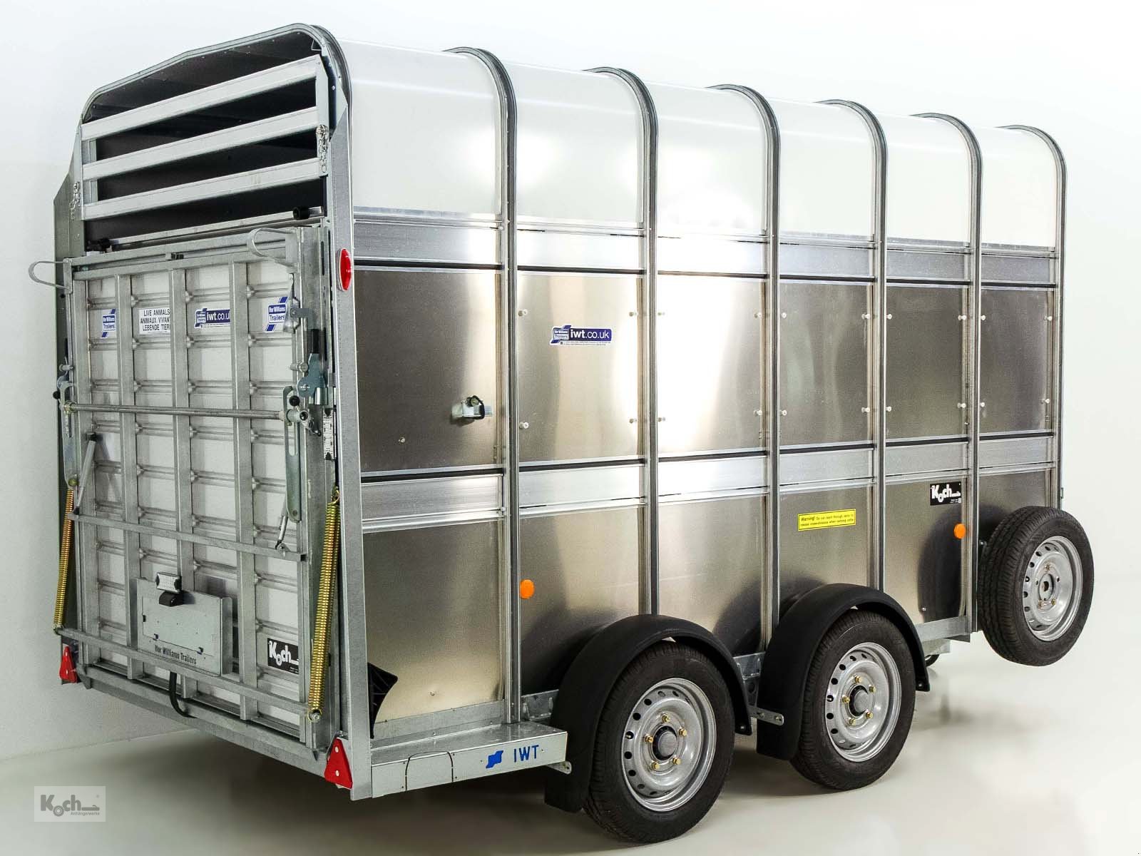 Anhänger typu Ifor Williams Viehanhänger TA510 12x7 178x372 Höhe:213 3,5t|Doppelstock (Vi11651846Iw), Neumaschine v Winsen (Luhe) (Obrázek 7)